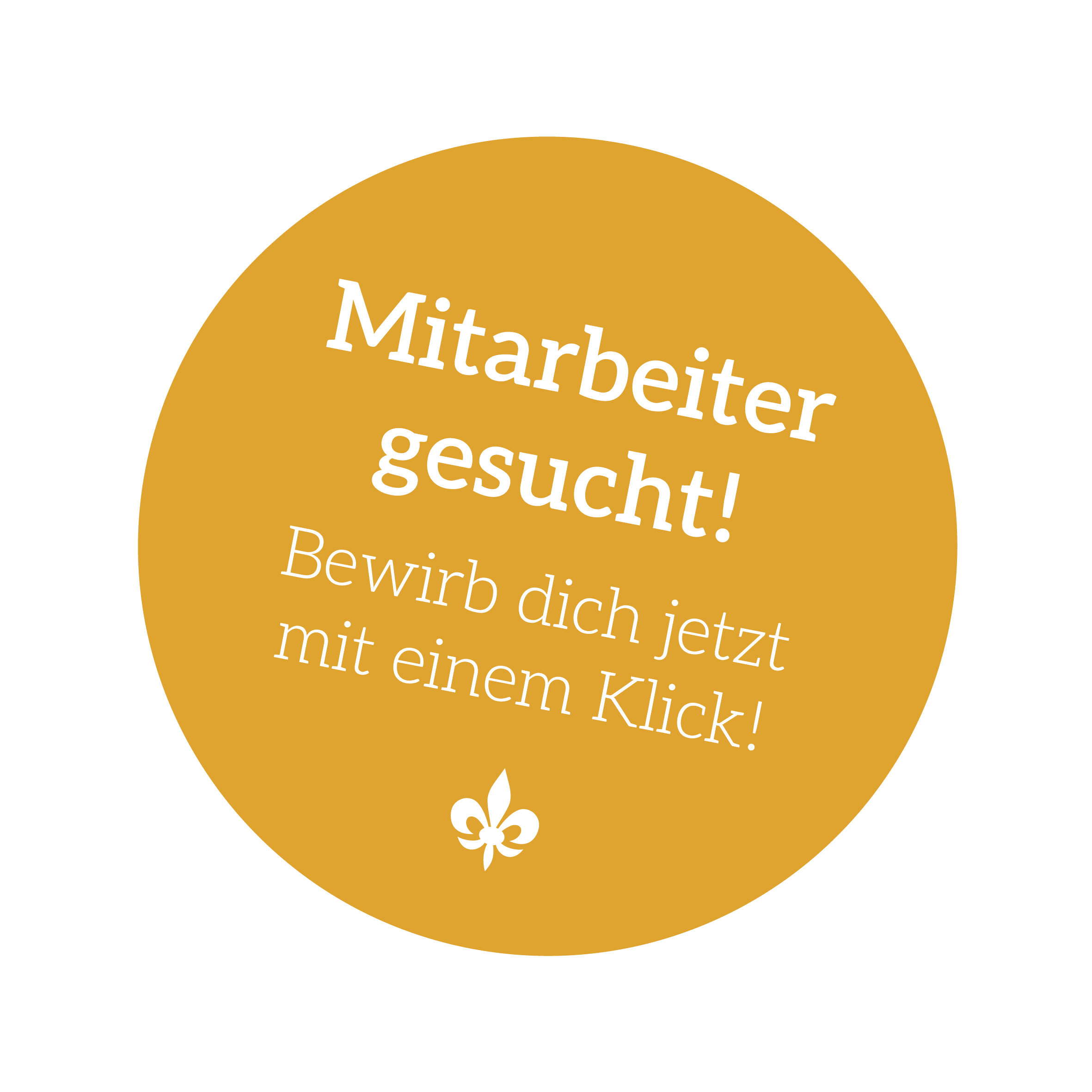Button Mitarbeiter gesucht